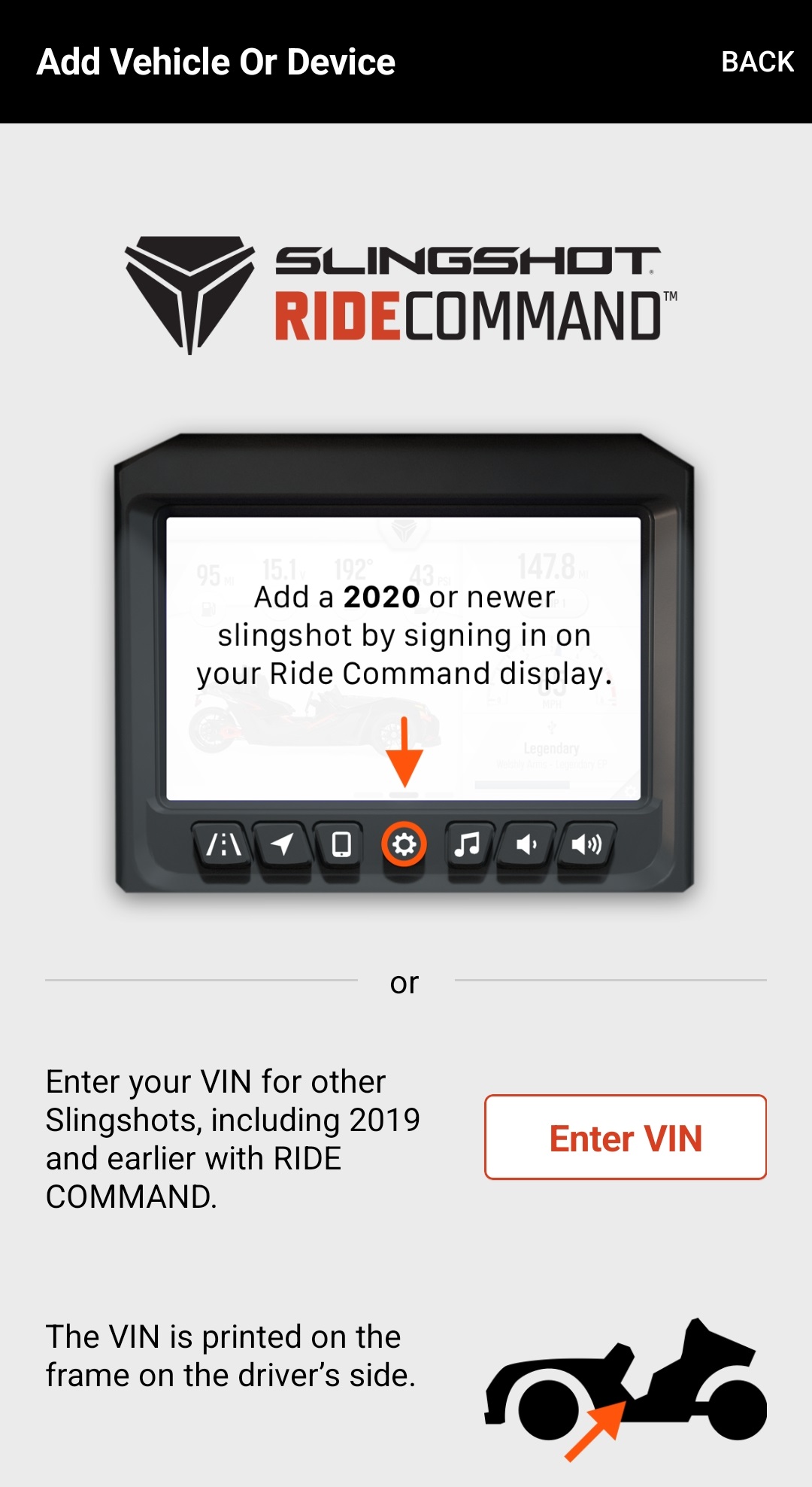 How to Add a Vehicle to Your Garage Polaris Slingshot